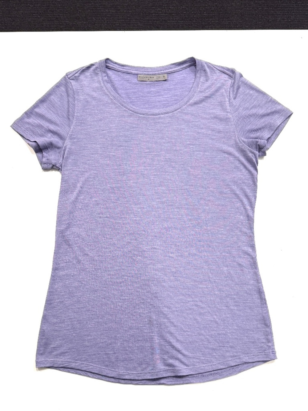 Icebreaker Cool-lite Merino T-shirt Tee in Heathered Lavender, Size Small